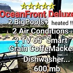 Oceanfront Deluxe-45M,Heated Pools,2Aircondition, 2Tv-65