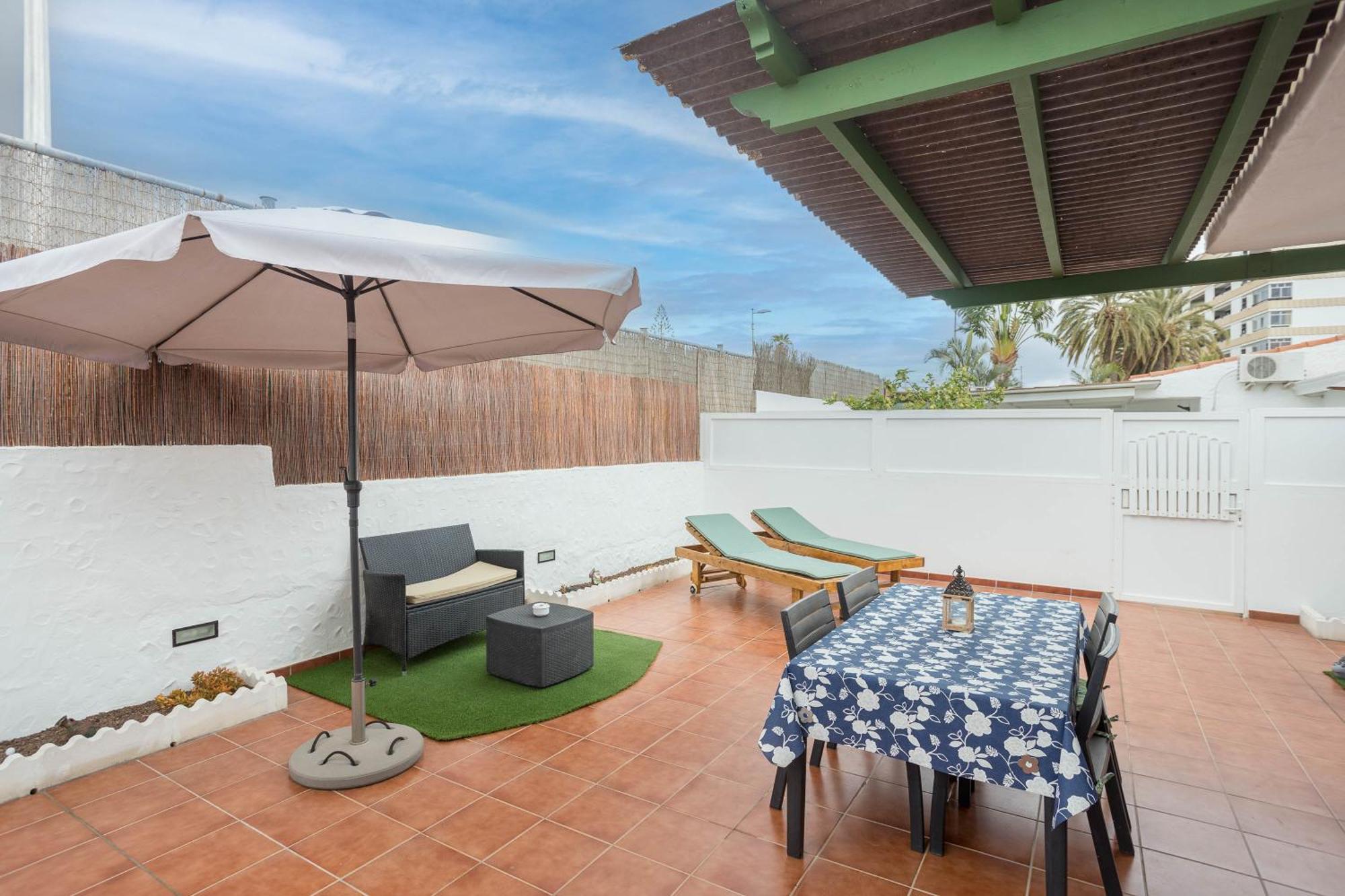 Private Chill-out Terrace - Pool Appartement San Bartolomé